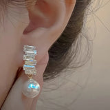 DIAMOND AND PEARLS EARRINGS