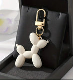 Matte Colors Kawaii Cartoon Balloon Dog Keychains