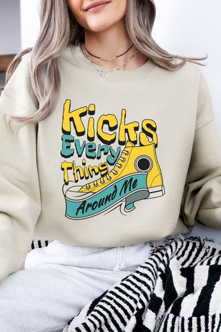 Kicks Everything Around Me Fleece Sweatshirt