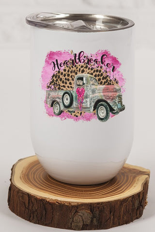 Valentine's Day Heartbreaker Truck Wine Cup