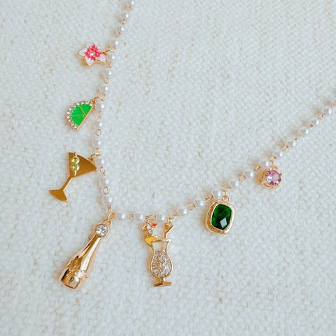 Let's Celebrate Multi Charm Necklace