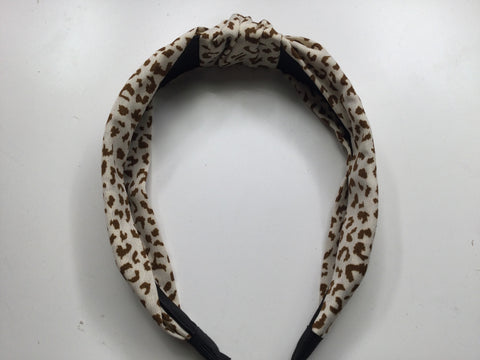 Leopard print headband