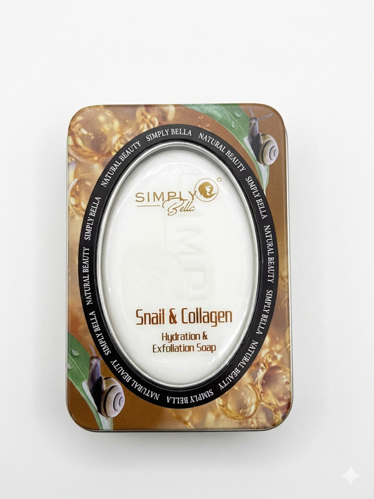 Simply Bella Snail & Collagen Hydration & Exfoliation Soap