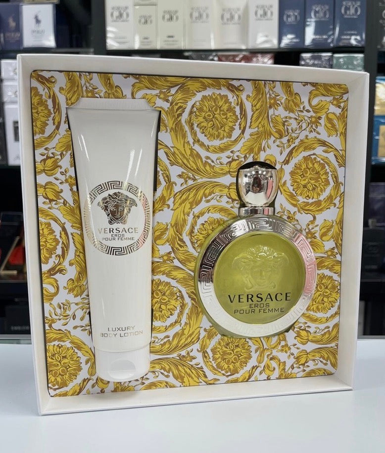Versace Eros Pour Femme 2 Piece Gift Set Eau de Toilette for Women