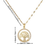 Tree of life Pendent - Gold