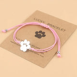 Cute Stainless Steel Dog Paw Bracelet