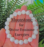 Divine feminine Moonstone Bracelet