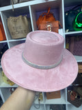 Flattop Hat with Rhinestones