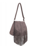Soft Leather Fringe HOBO/Crossbody bag SJ20308 STONE