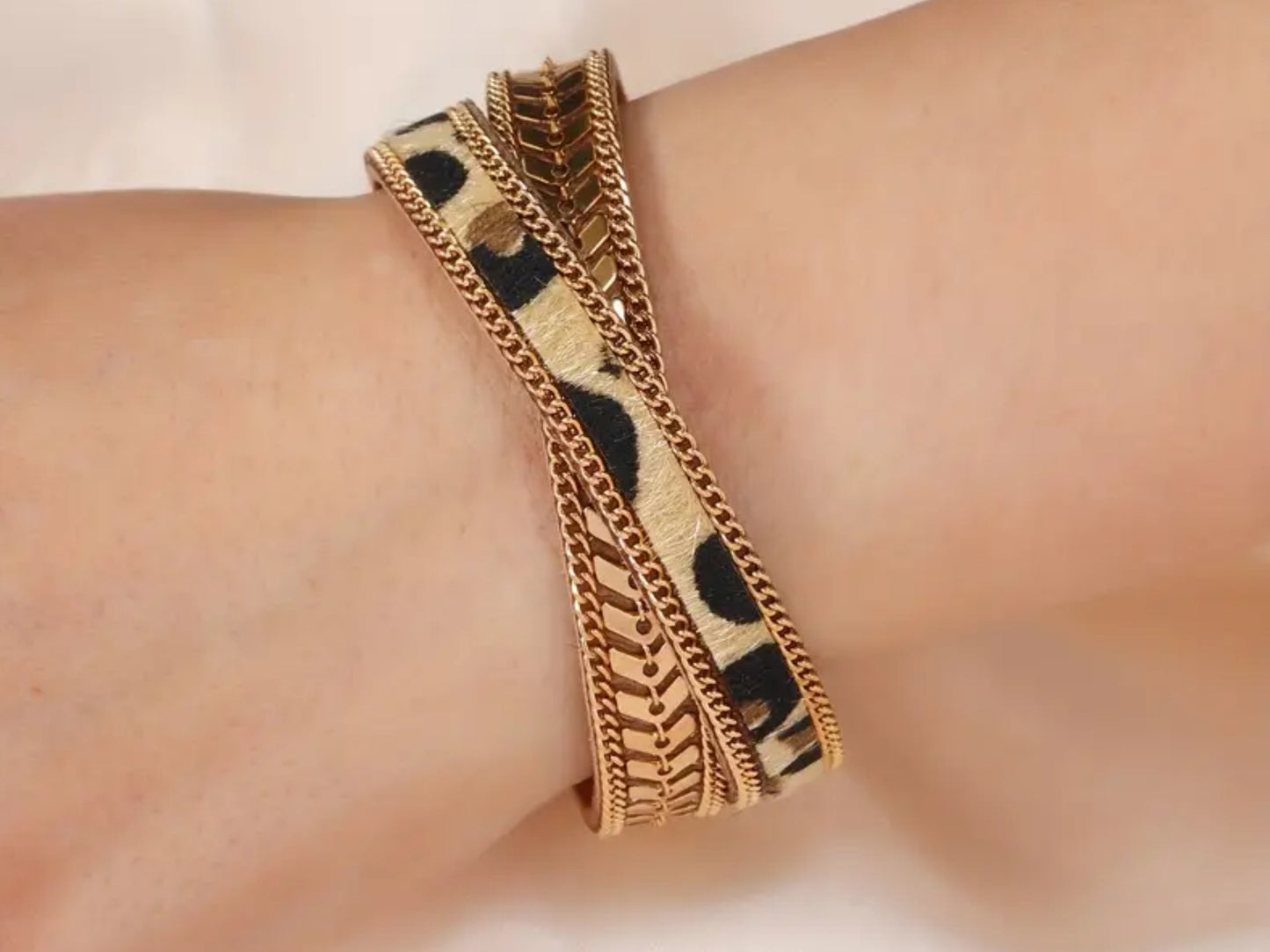 Leopard Print Bracelet