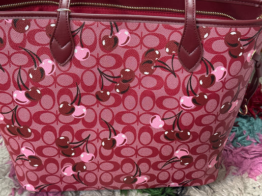 TNS0294 Pink Cherry tote