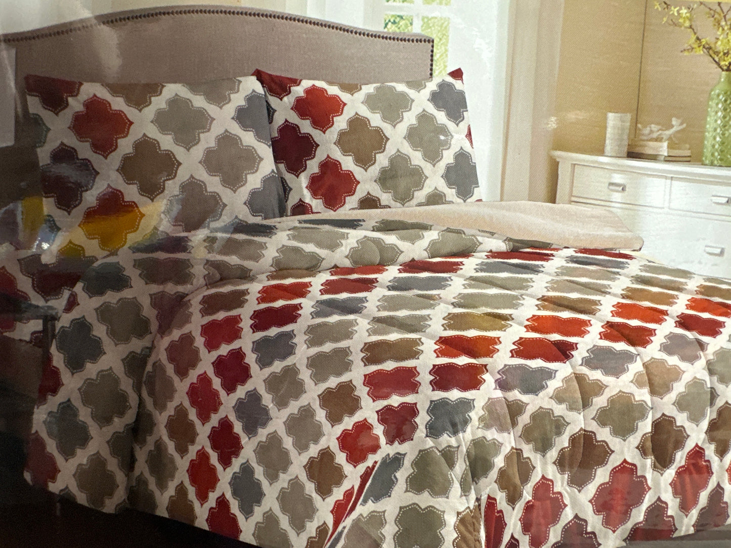 Gladiolus 3PC BEDSPREAD - Queen