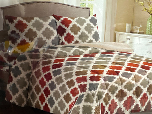 Gladiolus 3PC BEDSPREAD - Queen