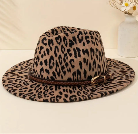 Vintage Fedora Leopard HAT