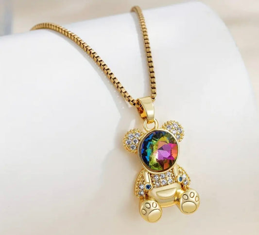 Fancy Bear Necklace