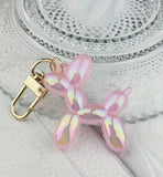 Kawaii Cartoon Balloon Dog Keychains