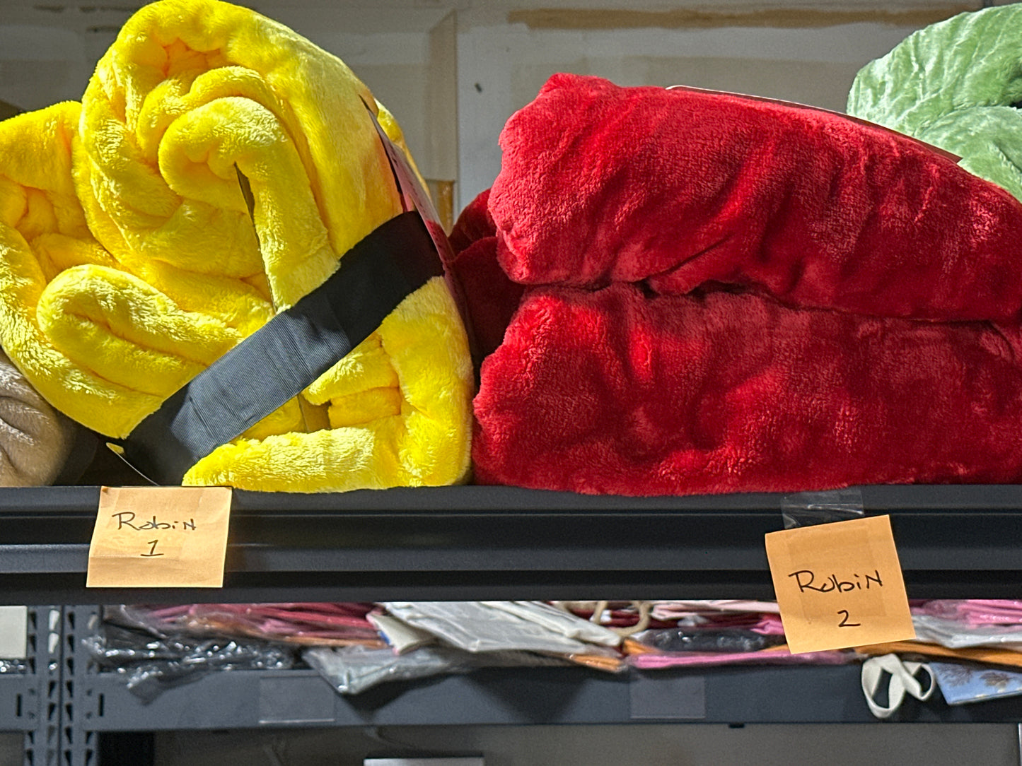 ROBIN YELLOW & RED blankets