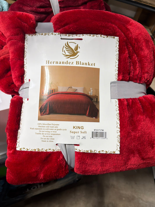 Melissa Fuentes red blanket