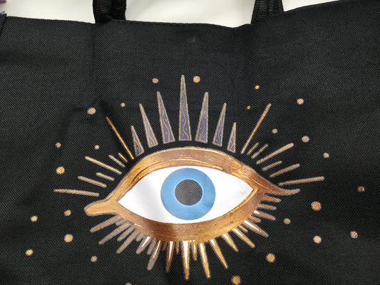 Evil eye tote
