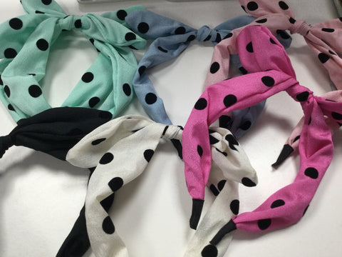Poke dot headband