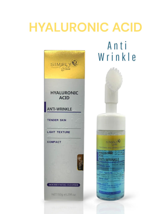 SIMPLY BELLA Hyaluronic Acid Facial Cleanser - Anti Wrinkle 5.29oz