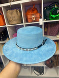 Flattop Hat with Rhinestones