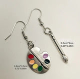 Art-Inspired Alloy Drop & Dangle Earrings -