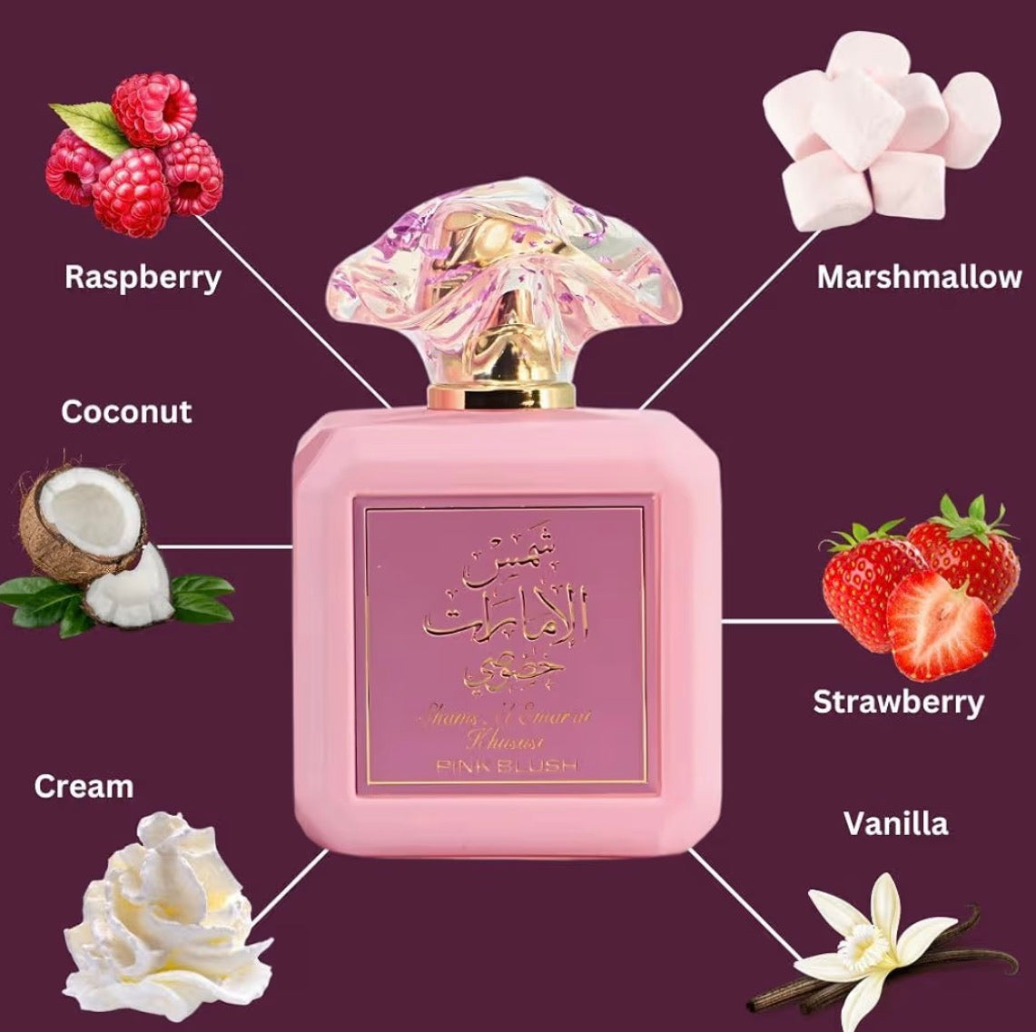 Pink Blush Shams EDP 100ML (3.4 OZ) by Ard Al Zaafaran “Yum Boujee Marshmallow”