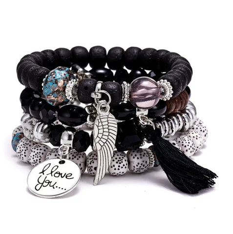 I LoVe YoU  BoHo Bracelet