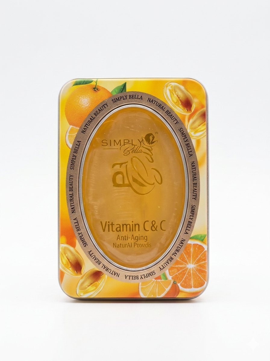 Simply Bella Vitamin C & C Anti-Aging Natural Soap