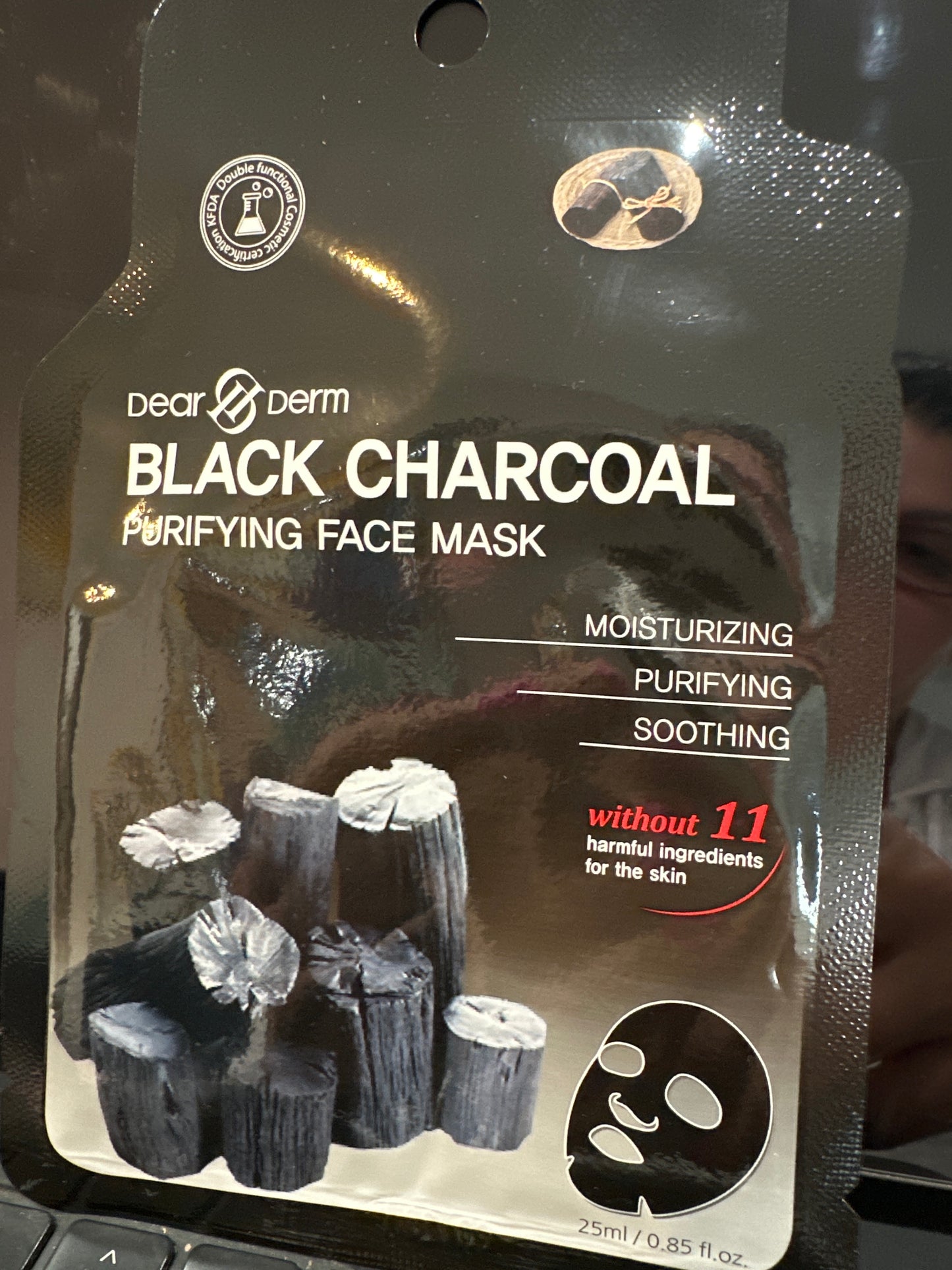 Black Charcoal face mask