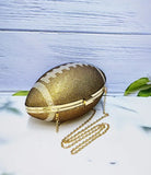 Rhinestone Bling Football Clutch