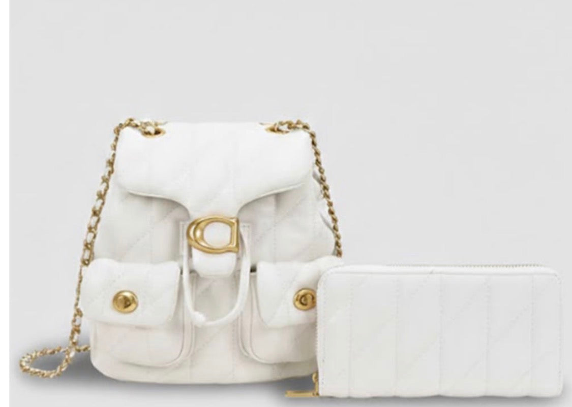 Cute Fashion Backpack With Wallet KC-9183-W