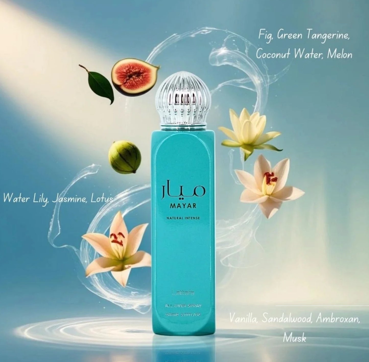 Mayar Natural Intense All Over Spray 150ml (5.07 oz) by Lattafa | A Vacation in Every Spritz