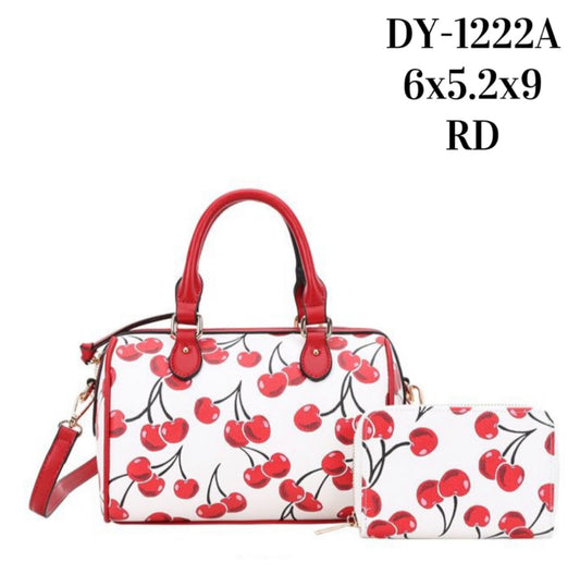 WHITE CHERRY SMALL SPEEDY BAG 1122