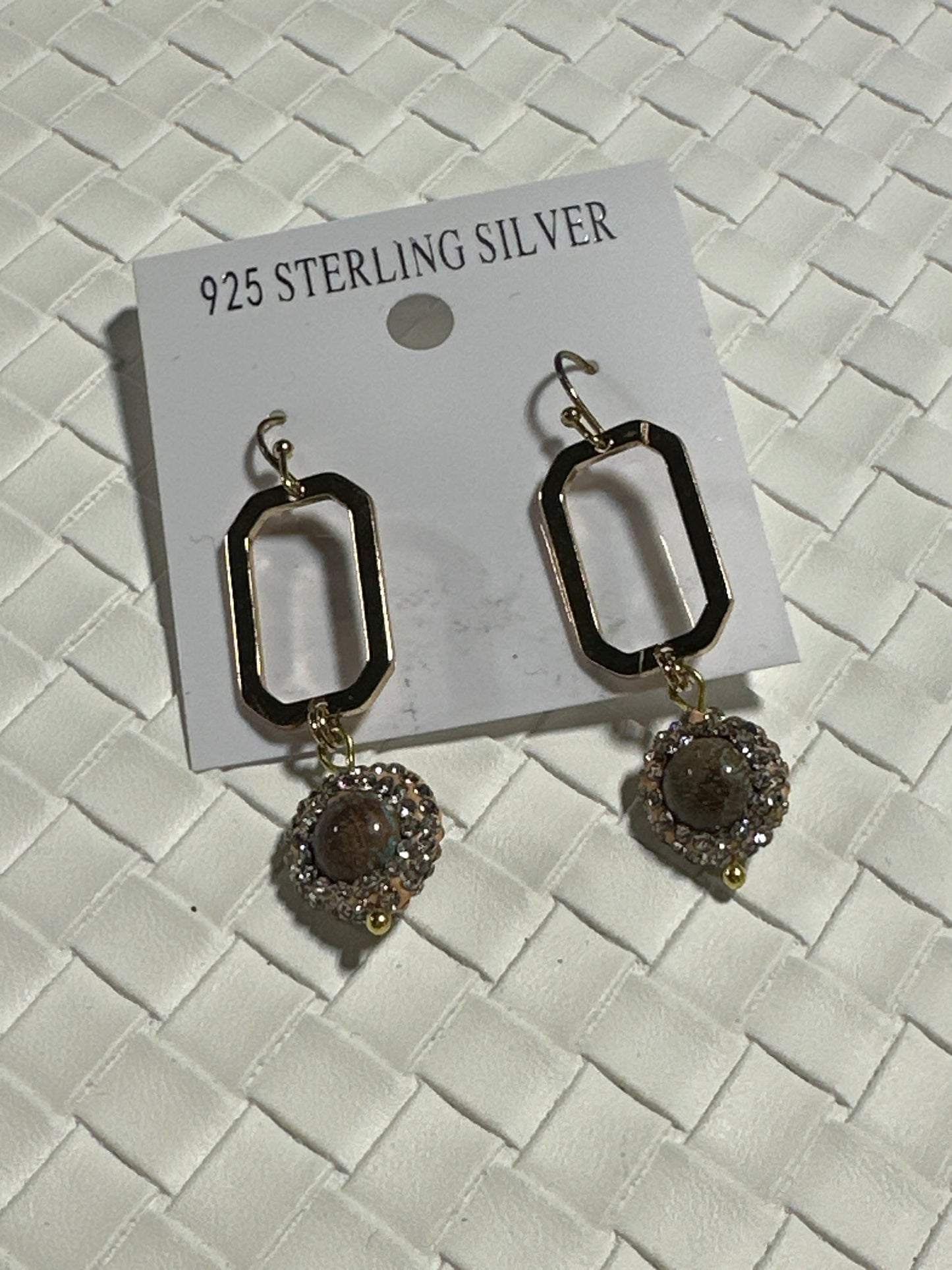 Square Gold Earrings