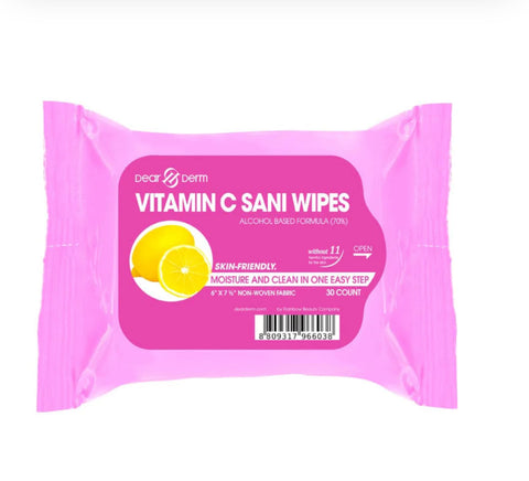 DEARDERM Sanitizer Alcohol Wipes - Vitamin C