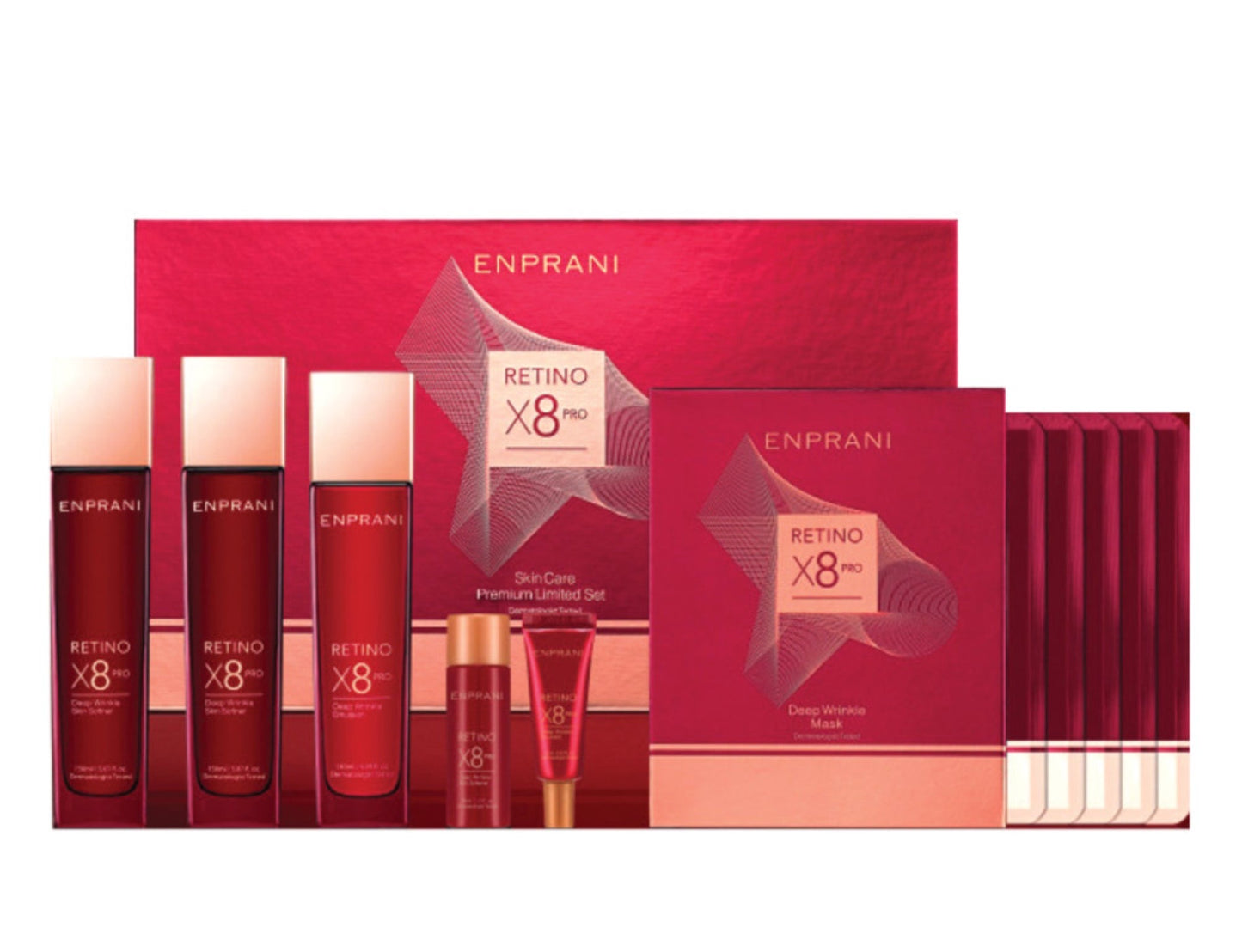 ENPRANI RETINO EIGHT X8 PRO SKIN CARE SET PREMIUM LIMITED