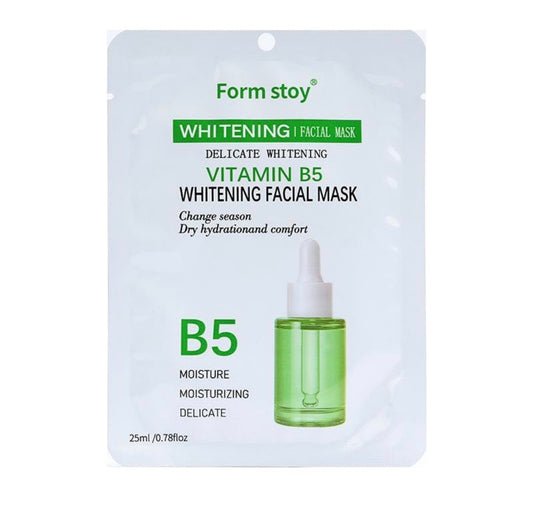 Vitamin B5 Whitening Facial Mask – Hydration + Glow Boost