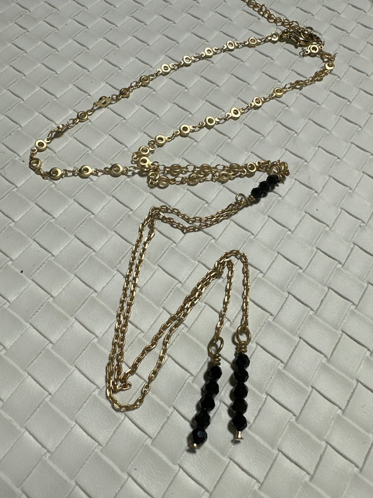 DinDin  necklace -black