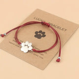 Cute Stainless Steel Dog Paw Bracelet