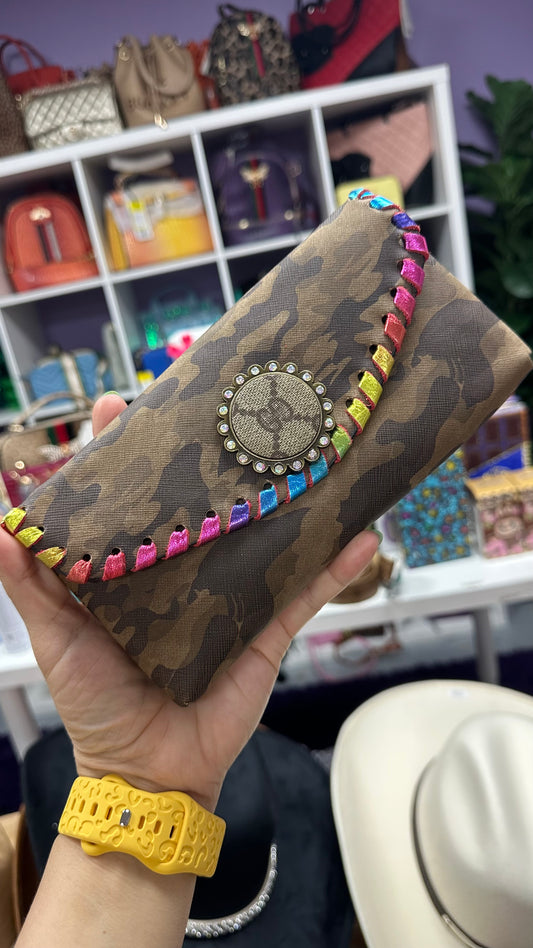 GG Camo Wallet Crossbody