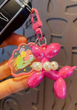 Pearl KAWAII Cartoon Balloon Dog Key Chain