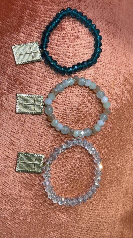 Gold Cross Bracelet