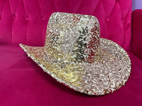 GOLD COWGIRL HAT