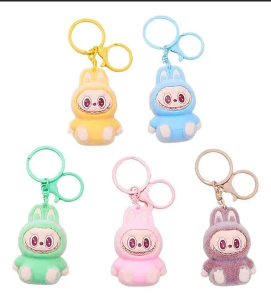 Pastel Labubu Keychain