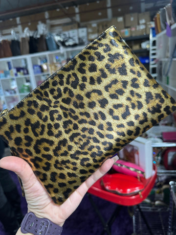 Leopard Crossbody Gold