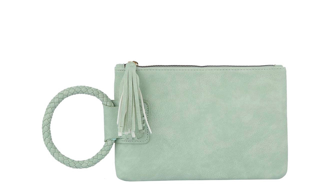 Fashion Tassel Cuff Handle Clutch TD-0018