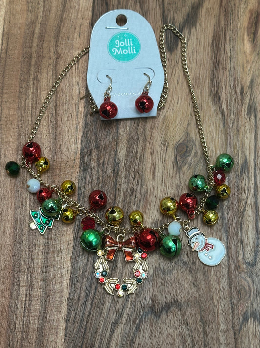Wreaths Necklace with Earrings set