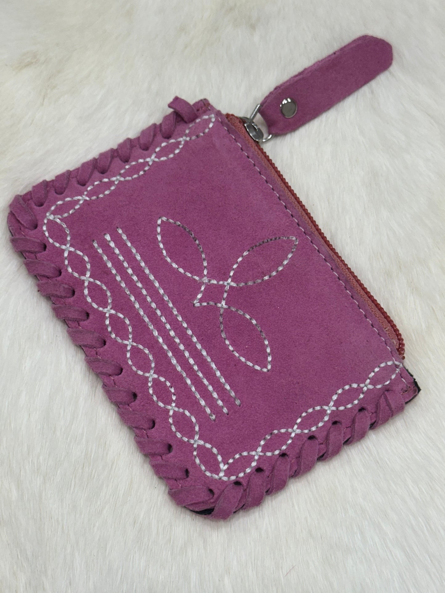 Boot Stitch Coin Pouch
